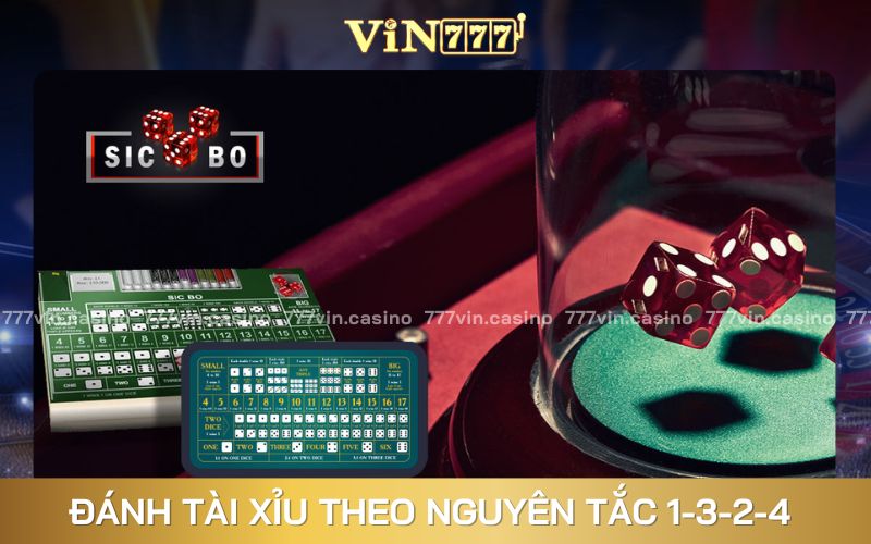 Áp dụng cách chơi tài xỉu online luôn thắng theo nguyên tắc 1-3-2-4